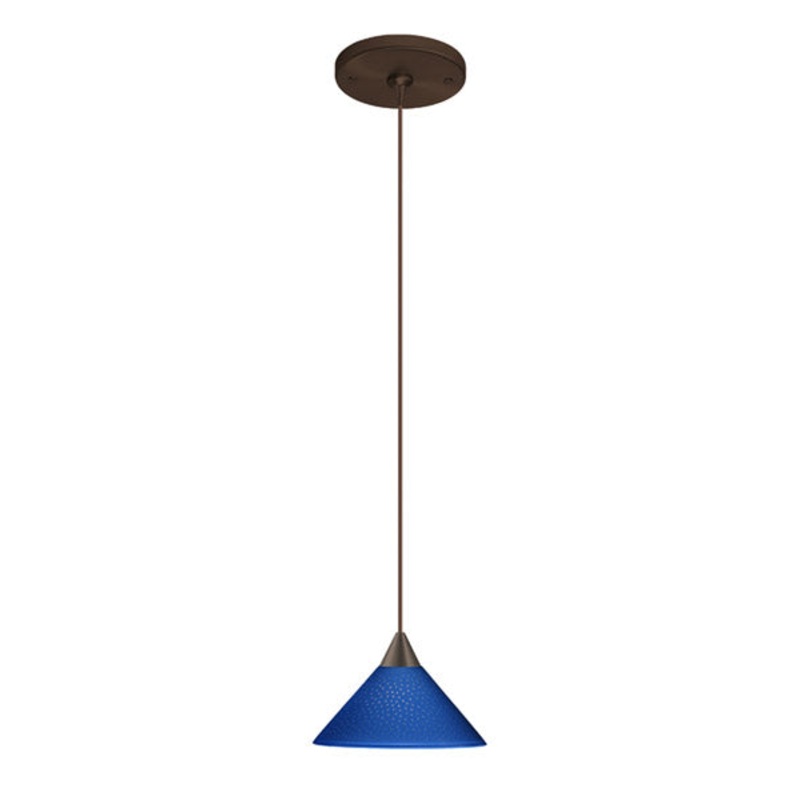 Besa 1XP-282484-BR Kona One Light Pendant Bronze (Discontinued)