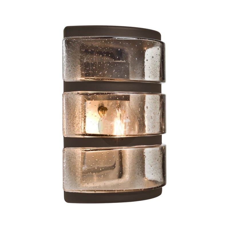 Besa AQUARBH-SM-EDIL-BR Costaluz Aqua LED Outdoor Wall Sconce Bronze