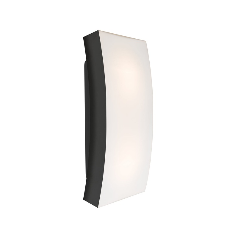 Besa BILLOW15-BK Billow Two Light Outdoor Wall Sconce Black