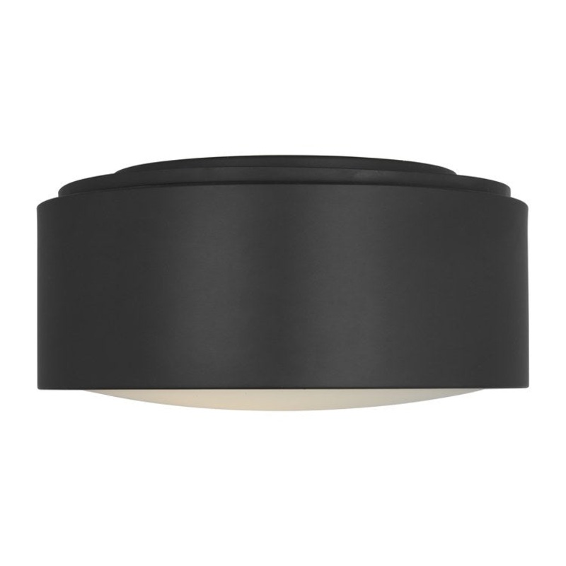 Ceiling Light Albee Flushmount Medium 2 Lamp Midnight Black