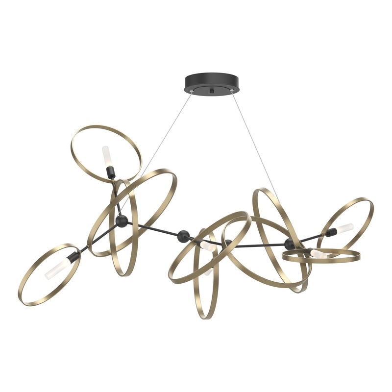 Celesse Pendant Black Soft Gold