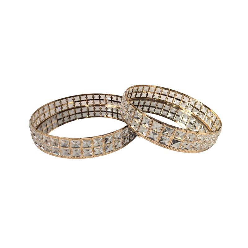 Katie Tray – Round – Small – Gold