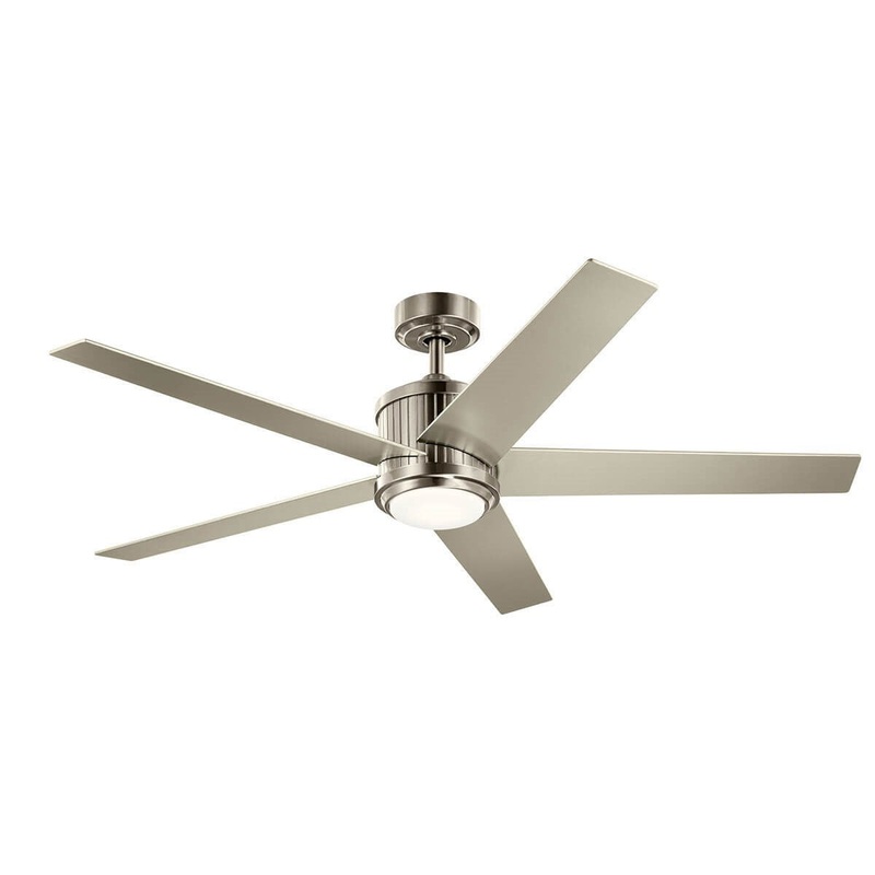 Kichler 300044BSS 56″ Ceiling Fan, Brushed Stainless Steel
