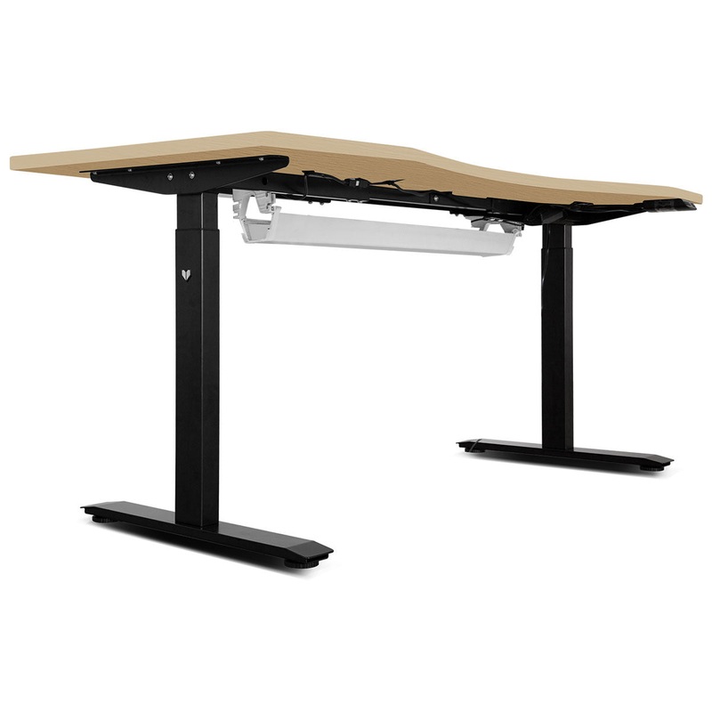 Lifespan Fitness ErgoDesk Automatic Standing Desk 1500mm Oak + Cable Management Tray
