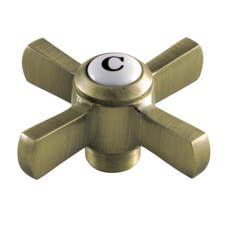Millennium KSH2953ZXC Cold Metal Cross Handle, Antique Brass