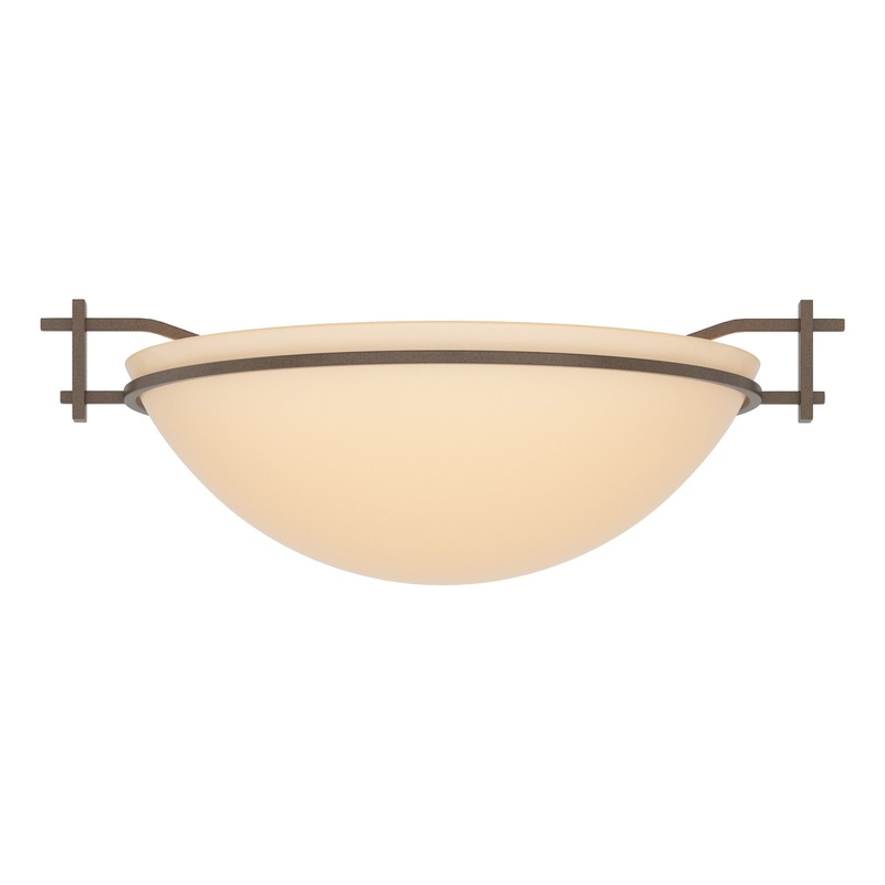 Moonband Semi-Flush Bronze Sand Glass (SS)