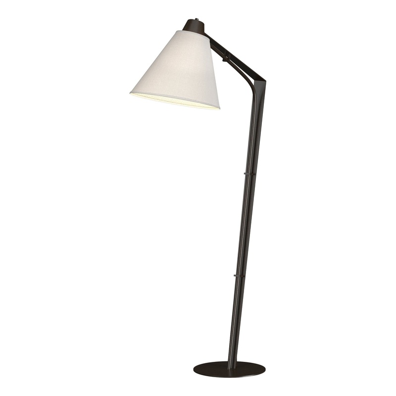 Reach Floor Lamp Oil Rubbed Bronze Natural Anna Shade (SF)