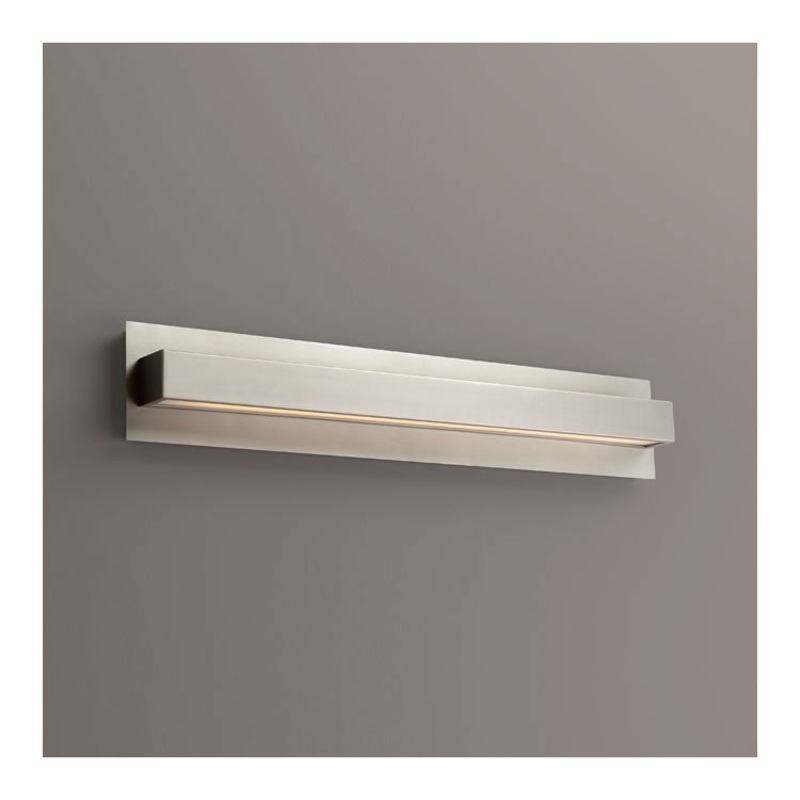 Alcor Single-Light 26″ Bathroom Vanity Fixture 3000k – Satin Nickel