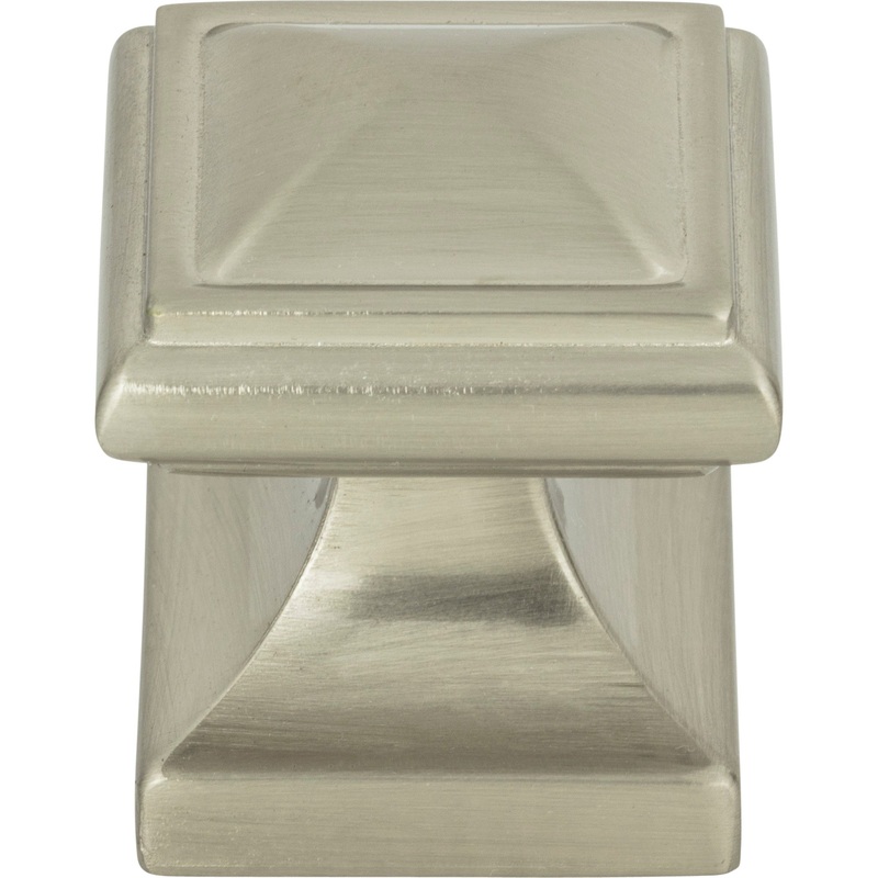 Atlas Homewares Wadsworth Knob 1 1/4 Inch Brushed Nickel