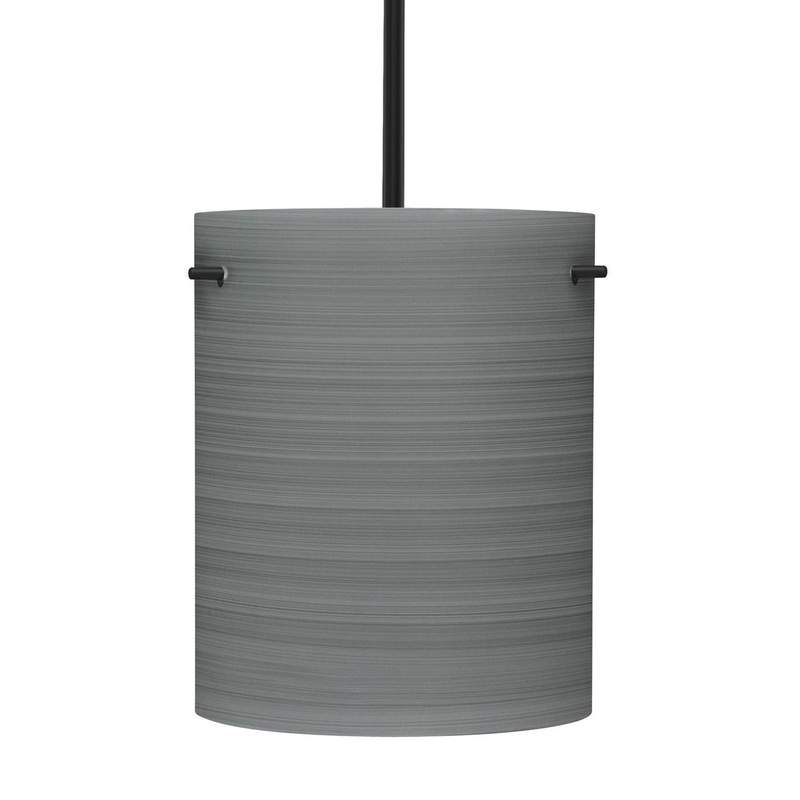 Besa 1TT-4006TN-LED-BK Besa Tamburo 8 Stem Pendant LED Pendant Black