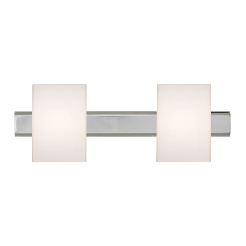 Besa 2SW-TITO07-CR Tito Two Light Vanity Chrome (Discontinued)