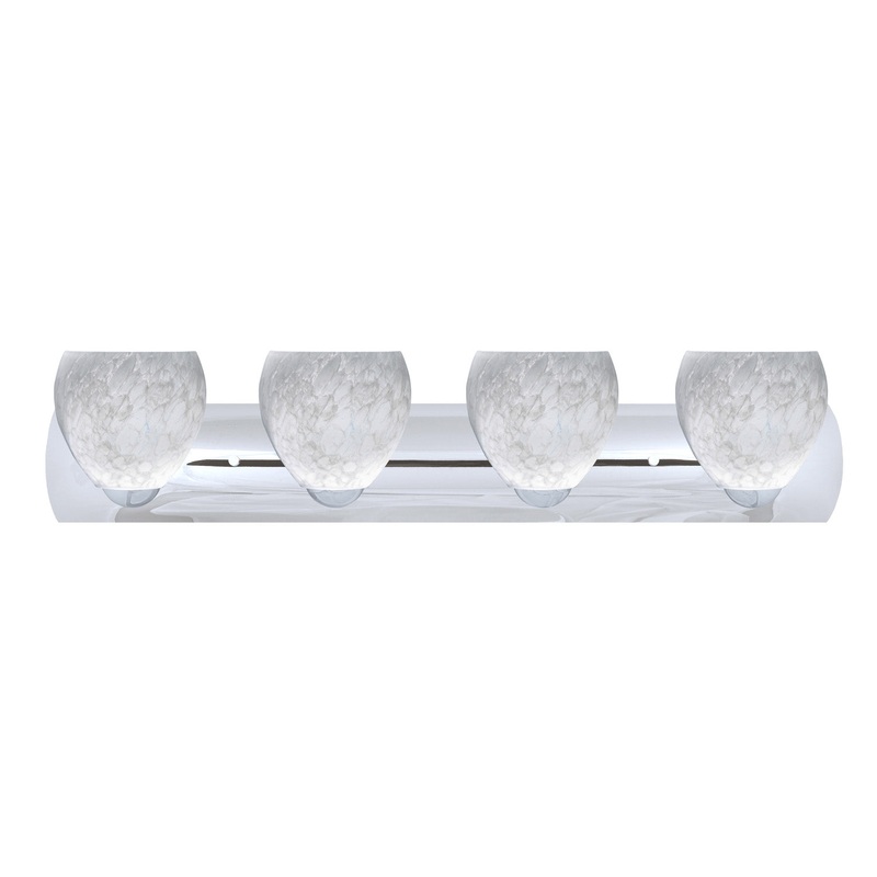 Besa 4WZ-412219-CR Bolla Four Light Wall Sconce Chrome (Discontinued)