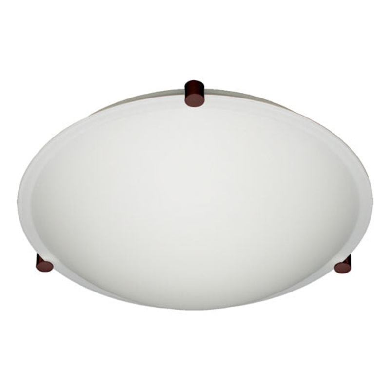 Besa 968207-BR Trio One Light Ceiling Mount Bronze