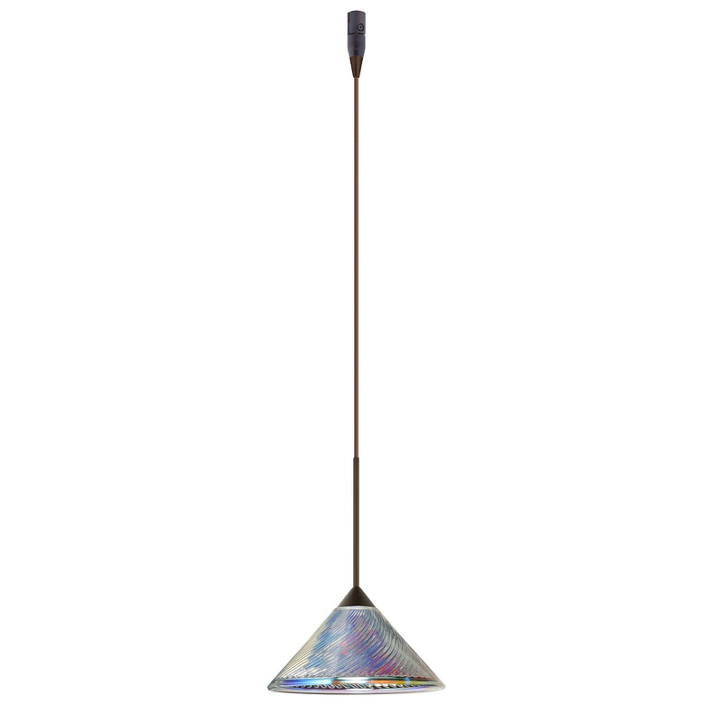 Besa RXP-550493-BR Kona One Light Pendant Bronze