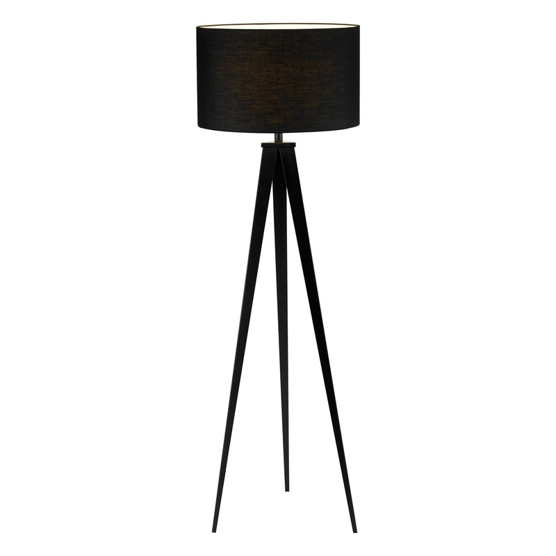 Director Floor Lamp Black