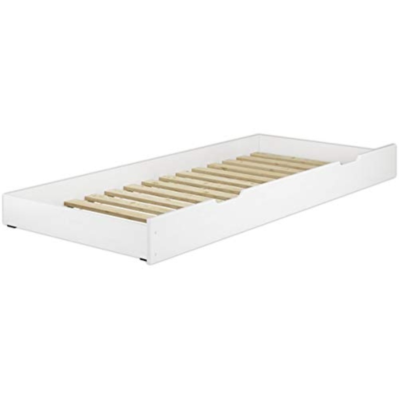 Erst-Holz Cassettone Letto Bianco per I Nostri Letti 90×200 in Pino con doghe rigide 90.10-S7W