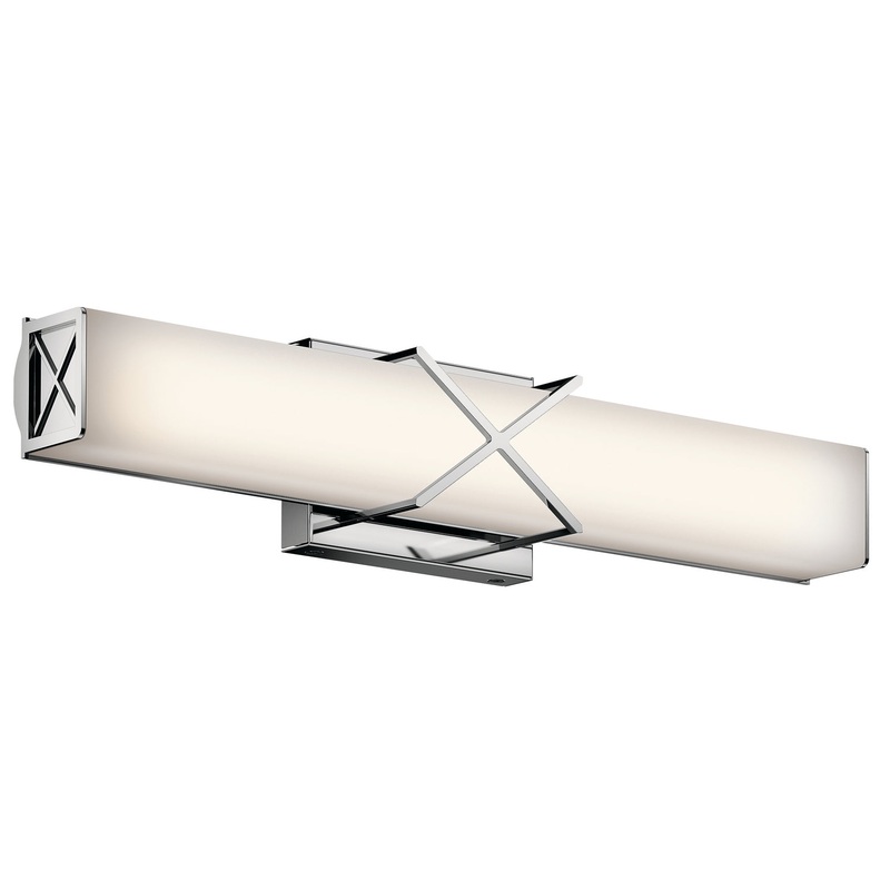 Kichler 45657CHLED LED Linear Bath, Chrome