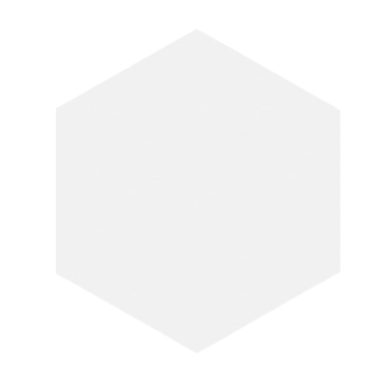 Roca Tile Usa Inc Elegant Ideas 5X6 Hexagon Block Blanco Matte Glazed Porcelain Tile – Grne0Ca011
