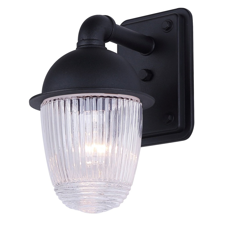 Seni 1-Light Outdoor Lantern Black