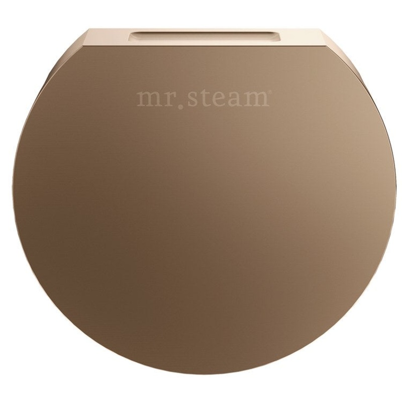 Steamhead Aroma Designer Finish Round with Aromatherapy Reservoir Solid Brass Nouveau Bronze 3 Inch