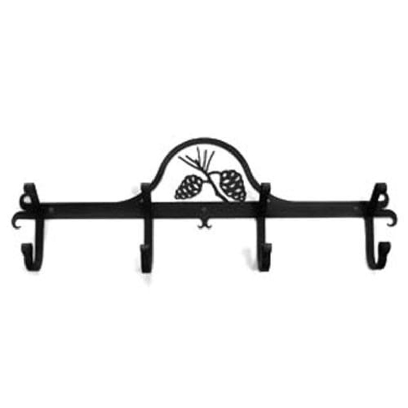 Village Wrought Iron CB-89 Pinecone Coat Bar