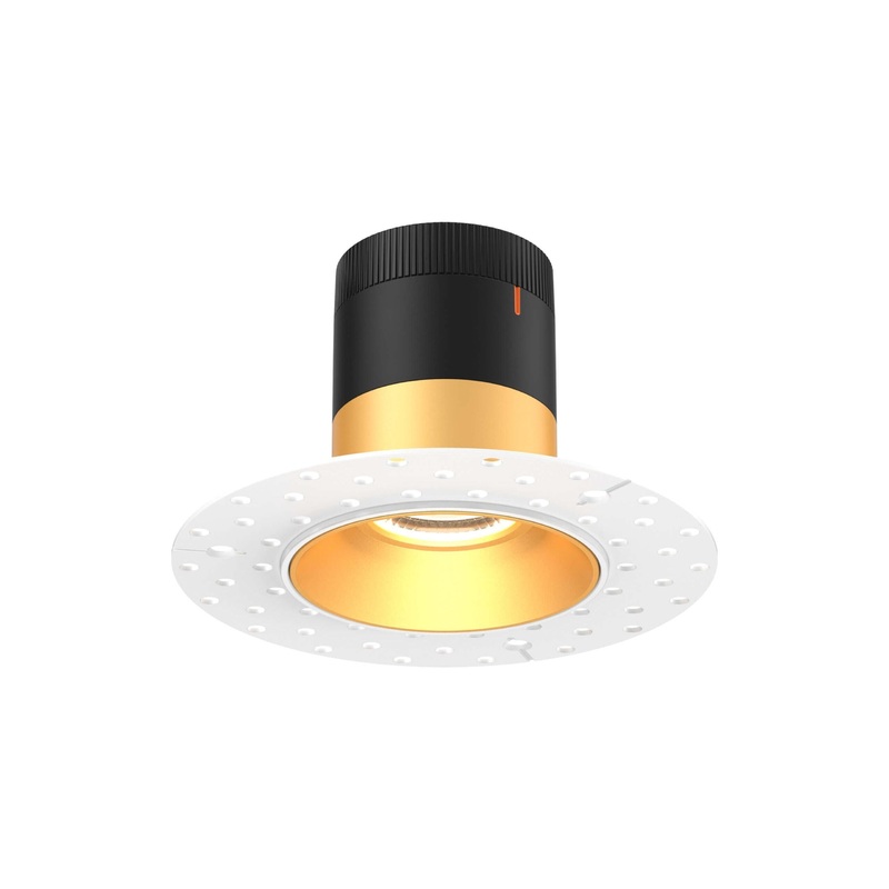 3″ Modular Downlight Gold (Trimless) 35 Degrees Regressed