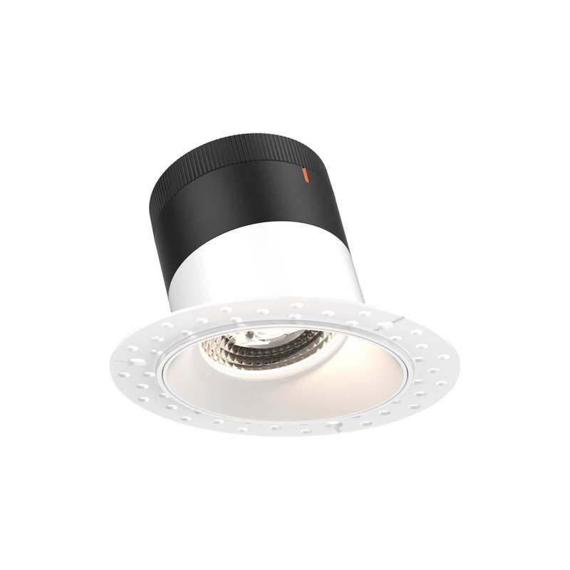 4″ Modular Downlight White (Trimless) 20 Degrees Sloped Ceiling