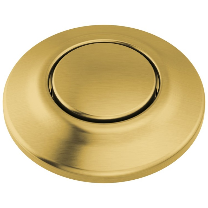 Air Switch with Dual Outlet 1-3/4 Inch Brushed Gold for Garbage Disposal