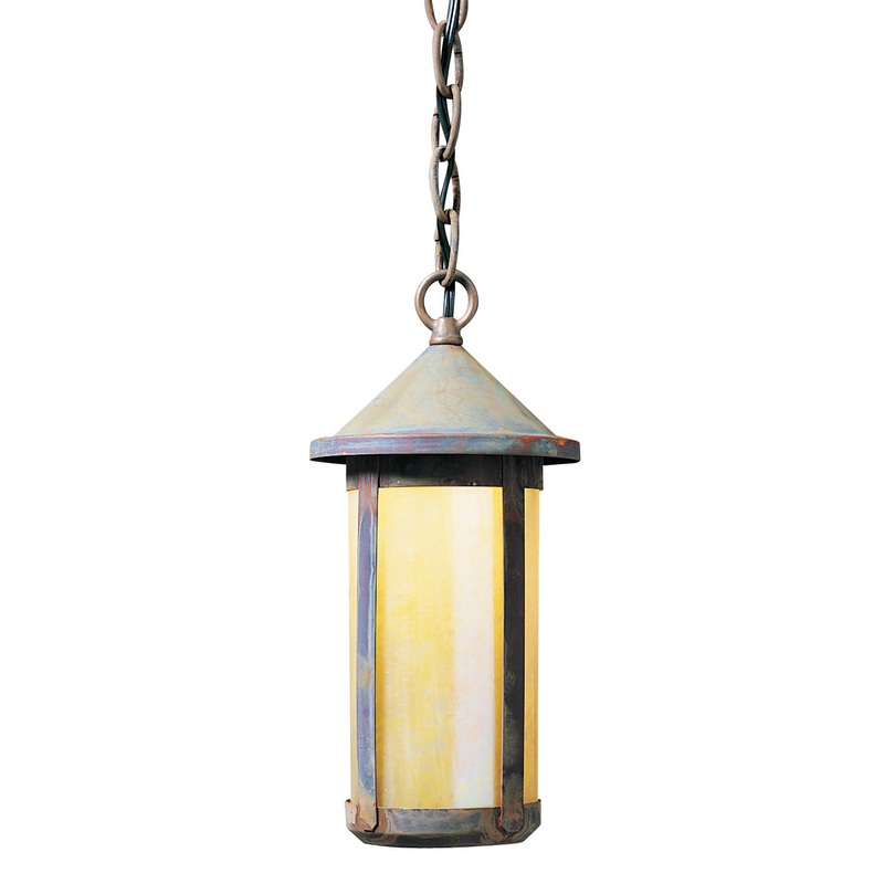 Arroyo BH-6LGW-RC Berkeley One Light Pendant Raw Copper