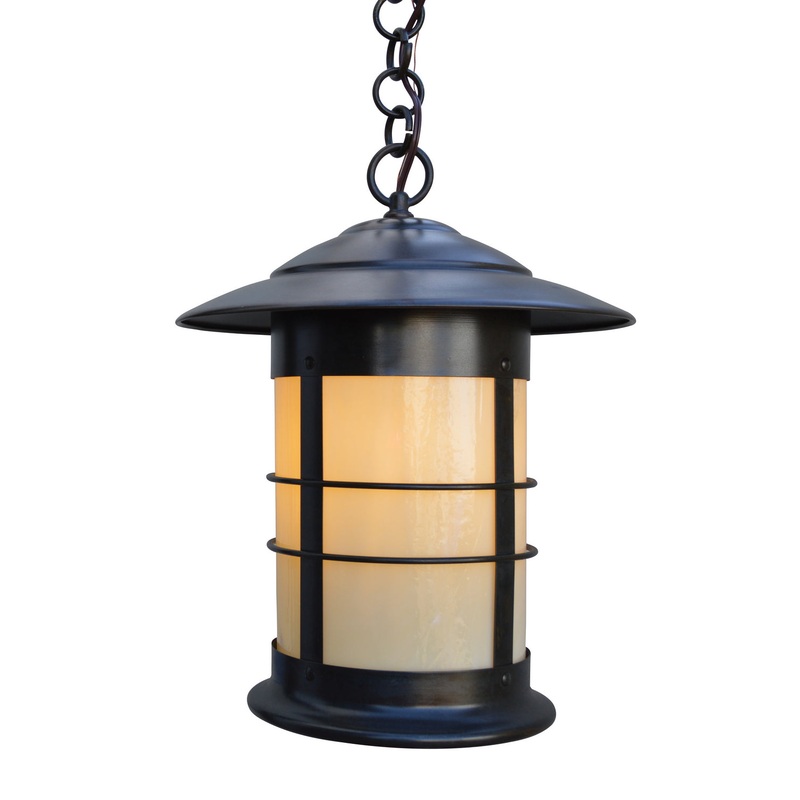 Arroyo NH-14OF-BZ Newport One Light Pendant Bronze
