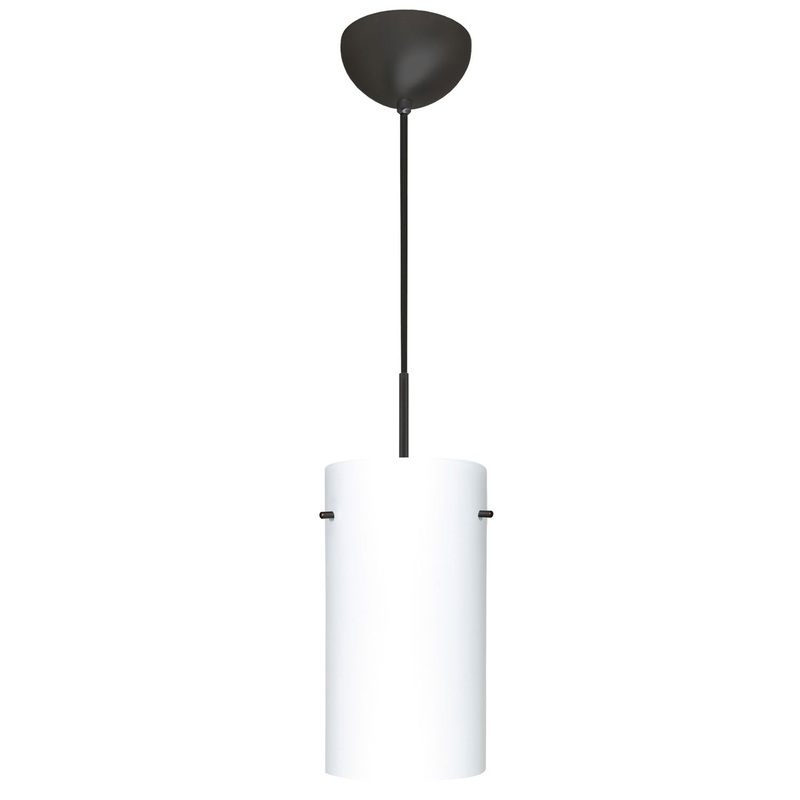 Besa 1VC-412007-BK Tondo One Light Pendant Black (Discontinued)
