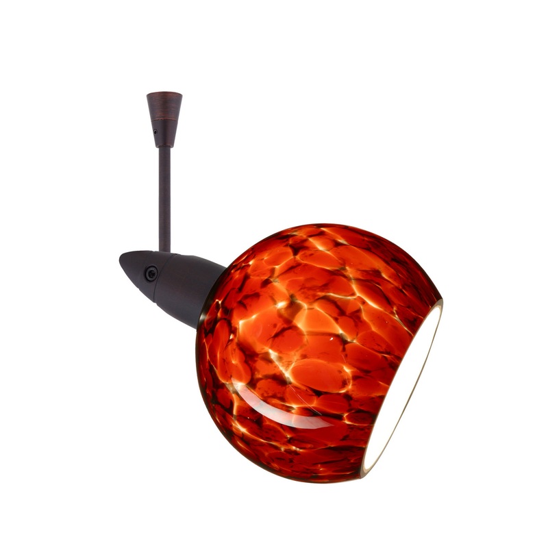 Besa SP-155941-BR Palla One Light Spotlight Bronze