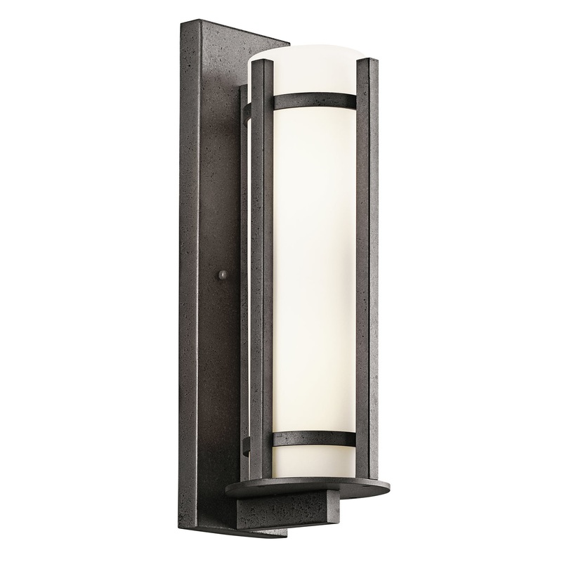 Kichler 49122AVI Three Light Outdoor Wall Mount, Anvil Iron