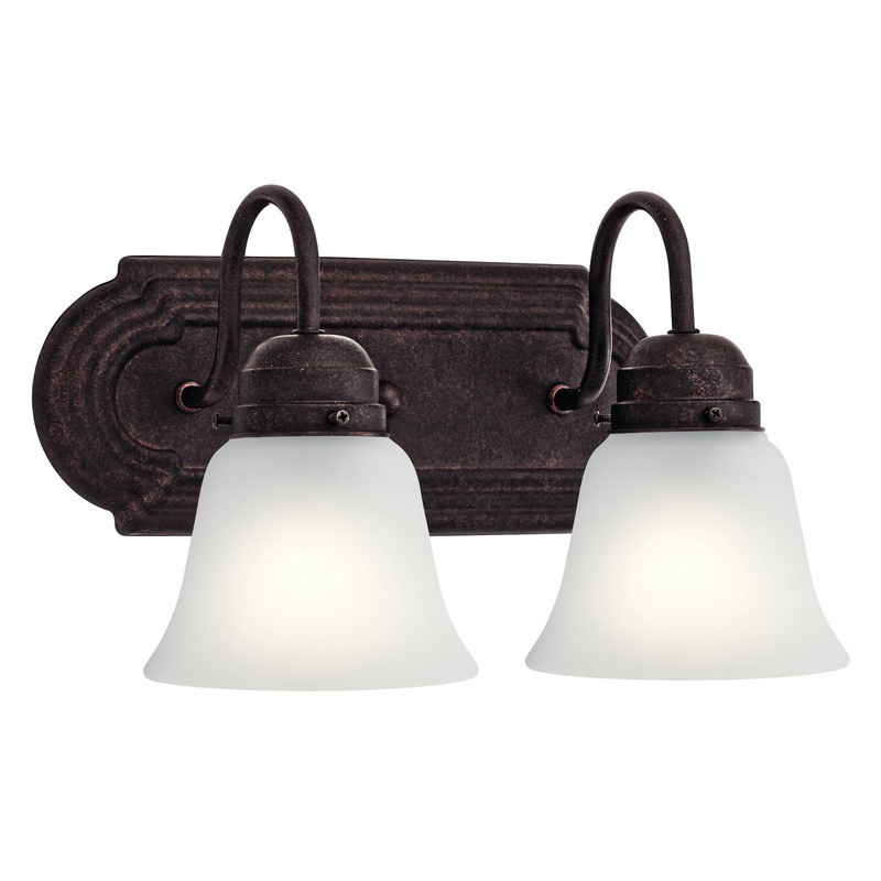 Kichler 5336TZS Two Light Bath, Tannery Bronze