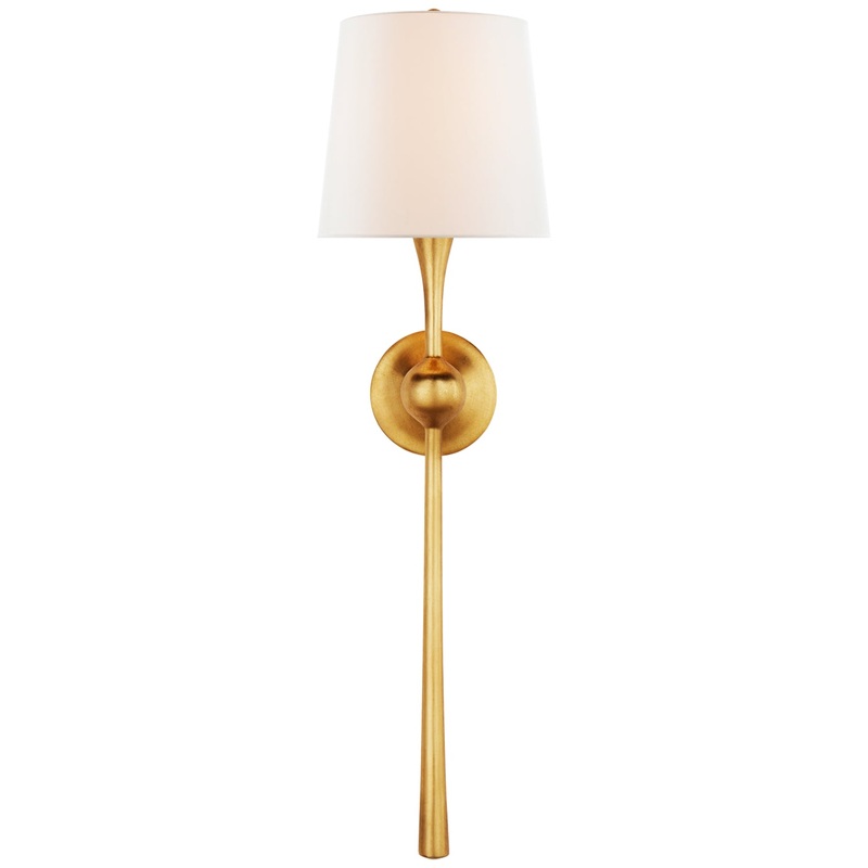 One Light Wall Sconce from the Dover Collection in Gild Finish by Visual Comfort Signature