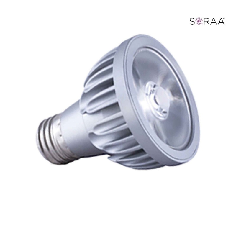SORAA 10.8W LED PAR20 3000K VIVID 10 DIM Light Bulb by Bulbrite