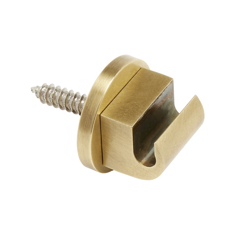 Trellis Swag Hook Natural Brass