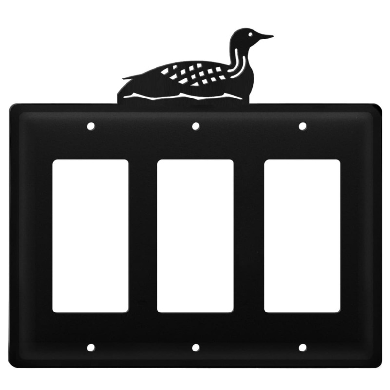 Village Wrought Iron EGGG-116 Triple Loon Triple GFI Cover CUSTOM Product
