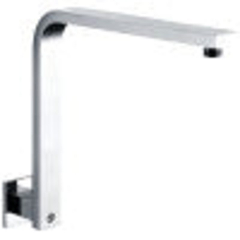 ALFI brand AB12GSW-PC Polished Chrome 12″ Square Raised Wall Mounted Shower Arm