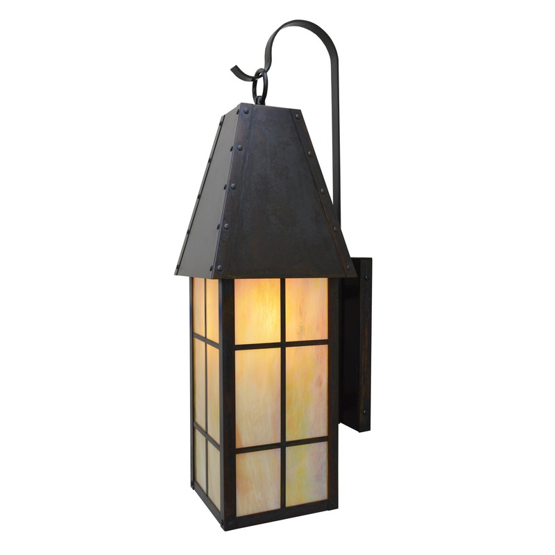 Arroyo HAB-8GW-BZ Hampton Two Light Wall Mount Bronze