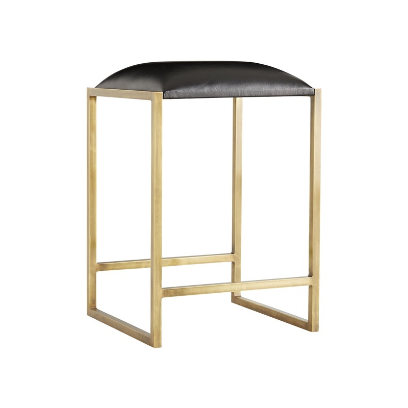Arteriors 4839 Dash Counter Stool Black