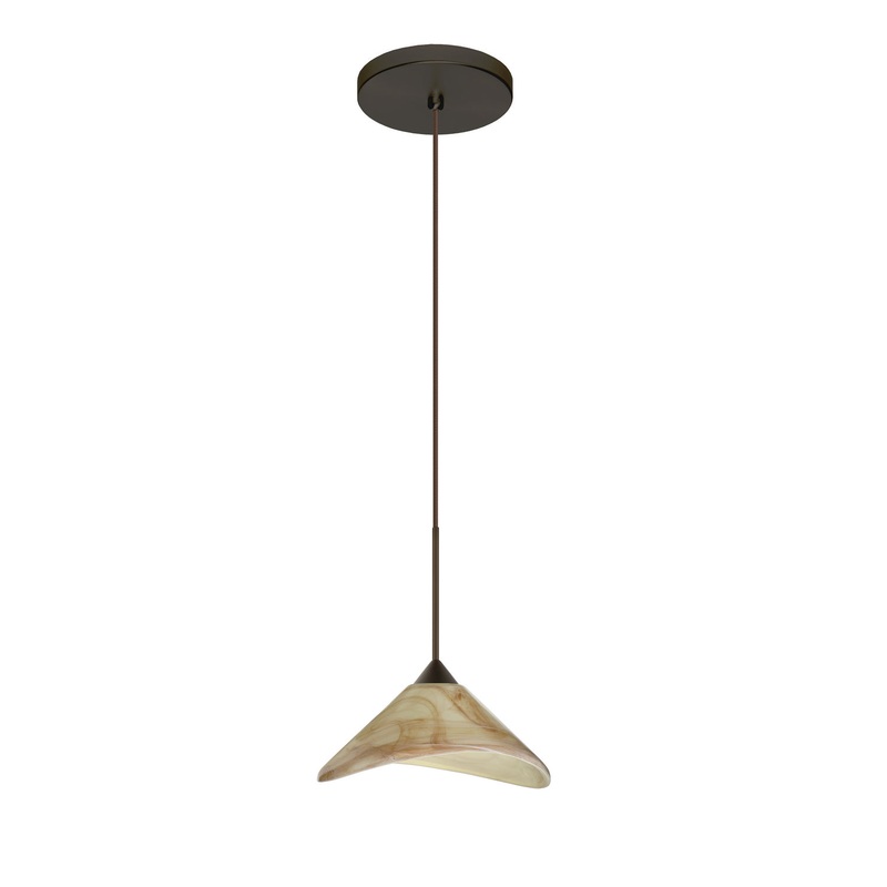 Besa 1XT-191383-BR Hoppi One Light Pendant Bronze
