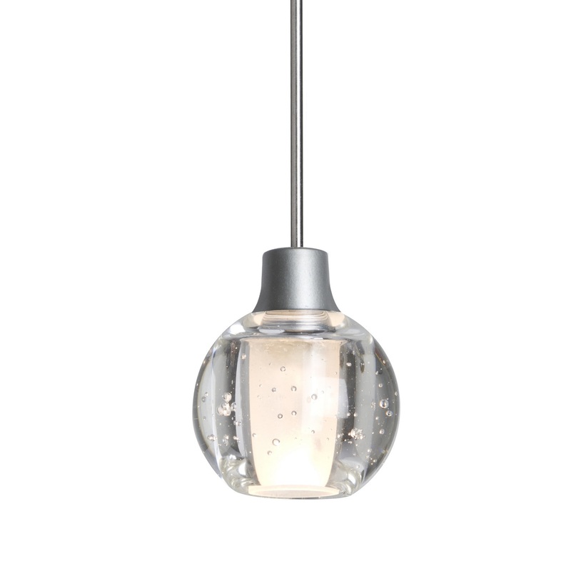 Besa X-BOCA3BB-LED-SN Boca 3 One Light Pendant Satin Nickel