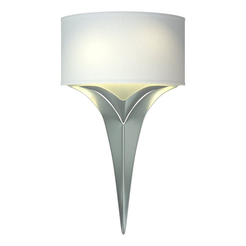 Calla Sconce Vintage Platinum Natural Anna Shade (SF)