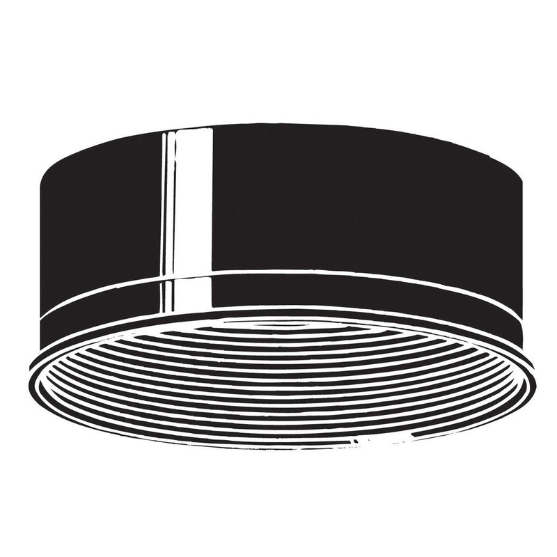 Kichler 9546BK Baffle, Black