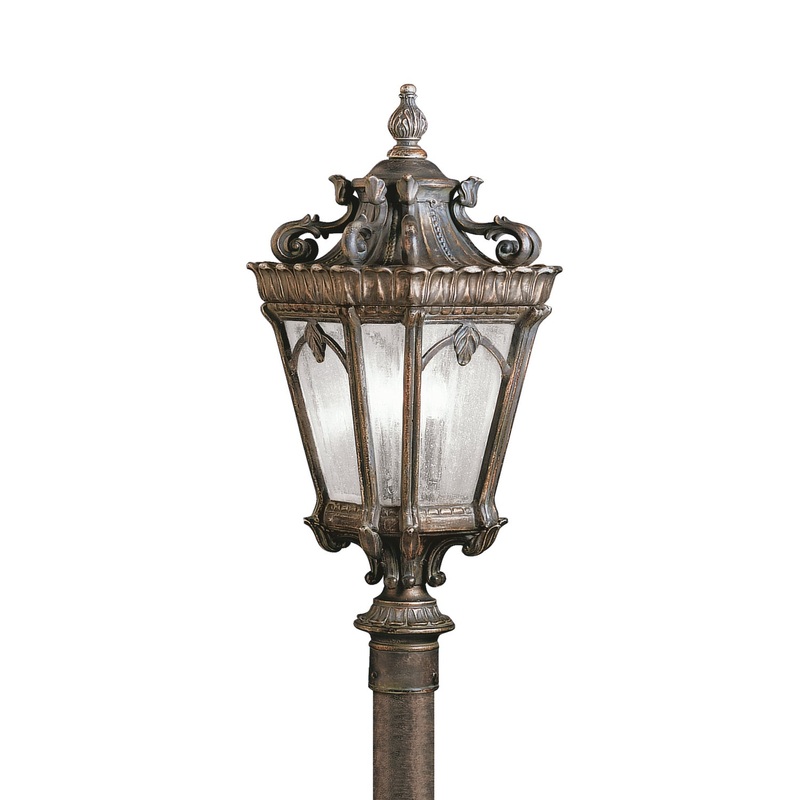 Kichler 9558LD Three Light Outdoor Post Mount, Londonderry