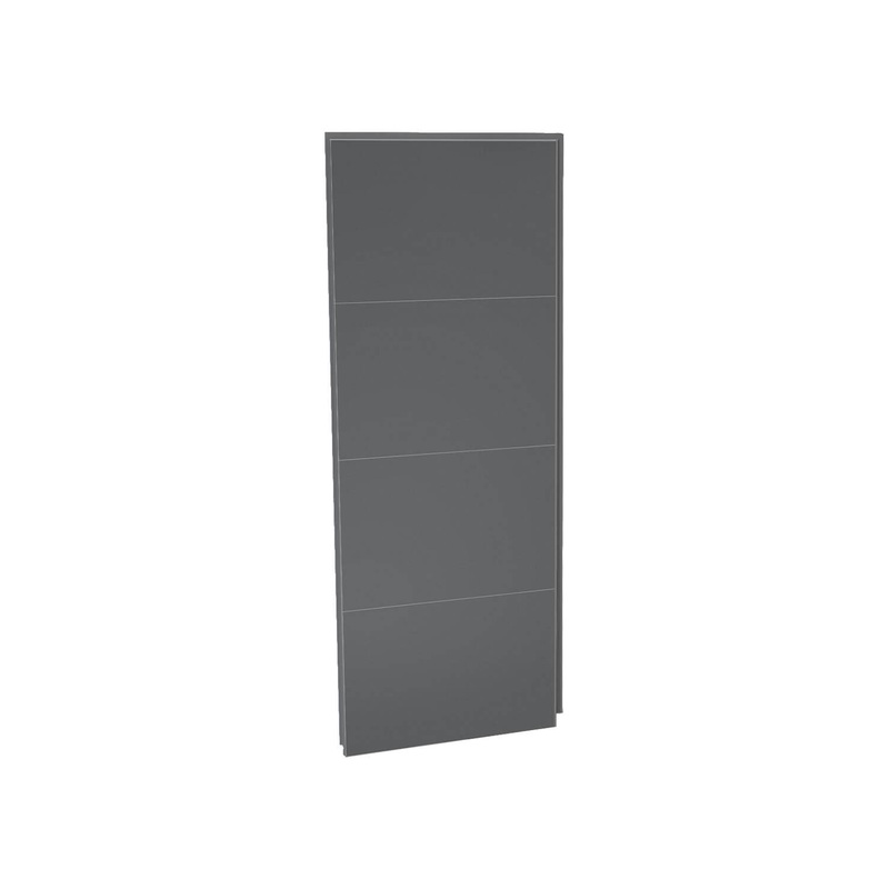 MAAX 103415-306-515 Utile 36 in. Composite Direct-to-Stud Side Wall in Erosion Charcoal