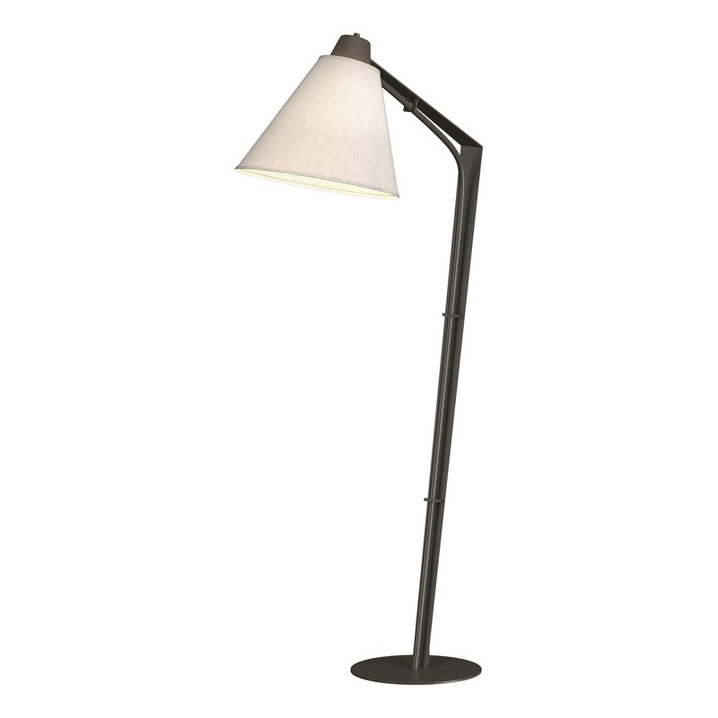 Reach Floor Lamp Dark Smoke Flax Shade (SE)