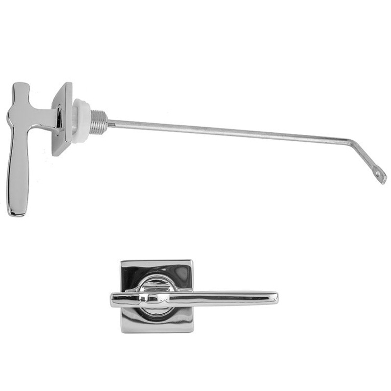 Trip Lever Side Mount Polished Nickel Brass for Toto THU311/312N Length 7 Inch