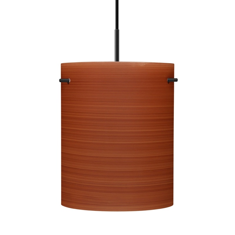 Besa 1JC-4006CH-BK Besa Tamburo 8 Pendant One Light Pendant Black